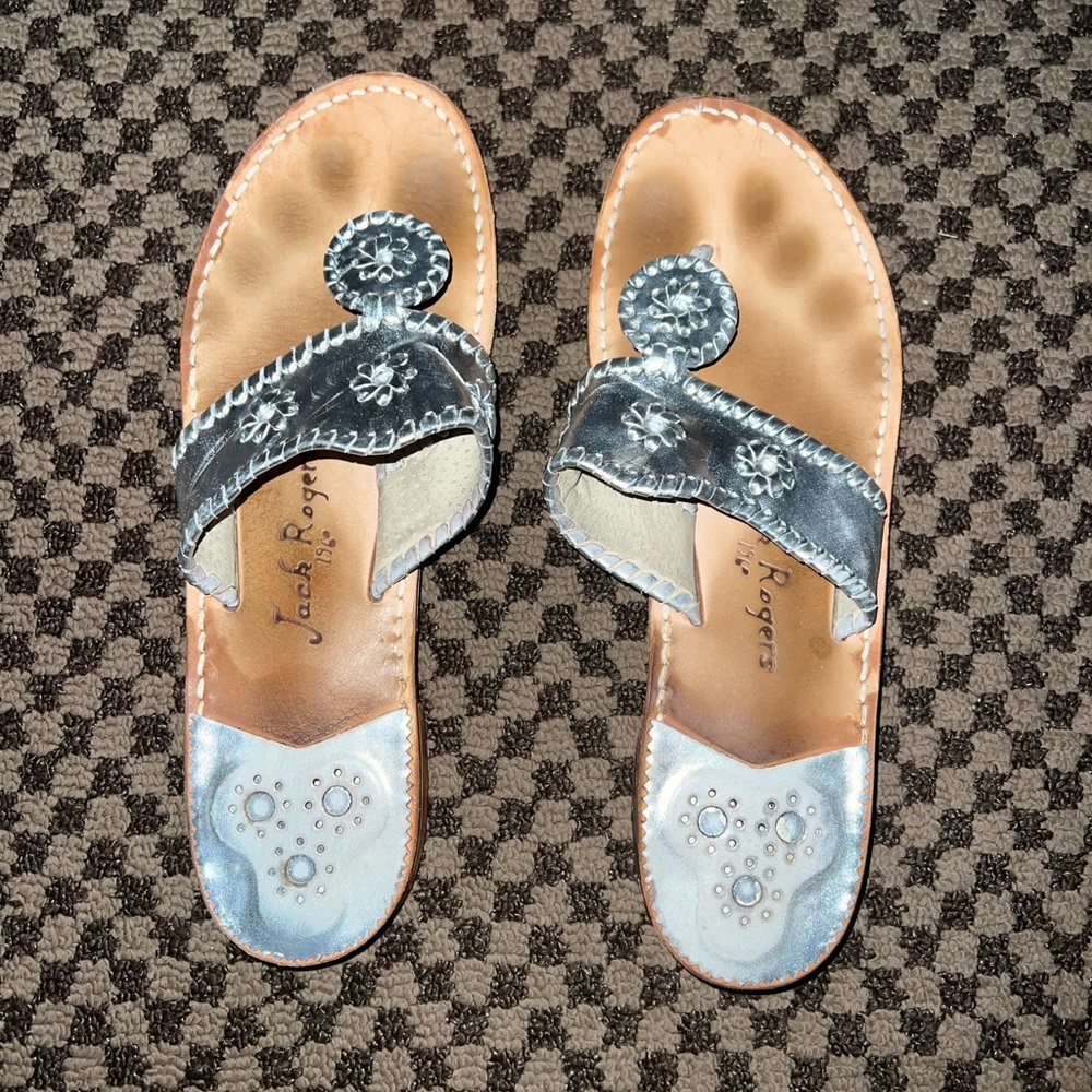 Jack Rogers size: 11. Leather has been cleaned and in good shape